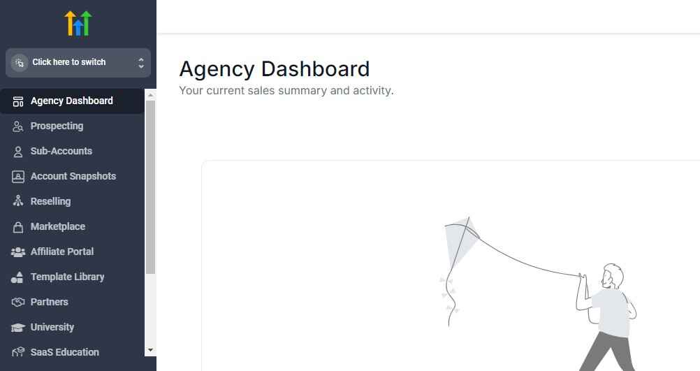 New GoHighLevel Agency Dashboard